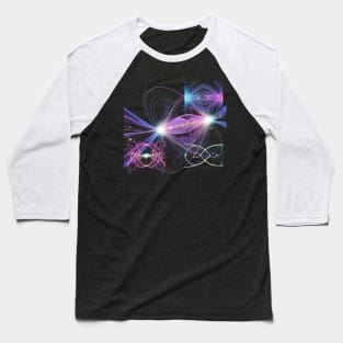 Quantum Entanglement Collage Baseball T-Shirt